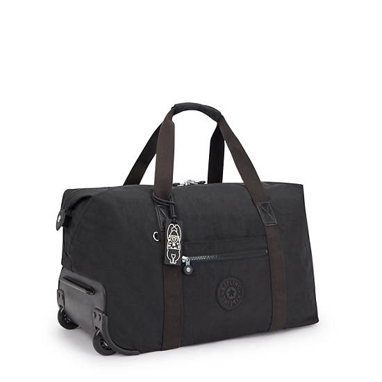 Sacs Fourre Tout Kipling Art on Wheels Rolling Noir | FR 1437JP